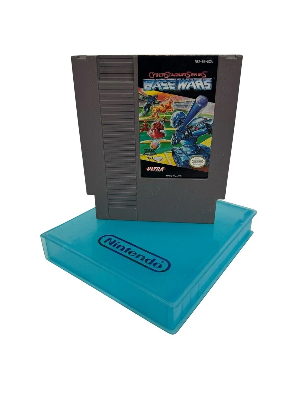 Cyber Stadium Series - Base Wars - NES Nintendo Game Tested Works